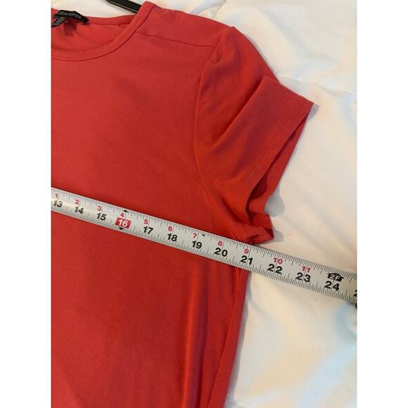 Eileen Fisher Coral Short Sleeve t-shirt Pullover Dress Size L - Picture 5 of 6
